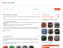 Tablet Screenshot of crown-caps.com